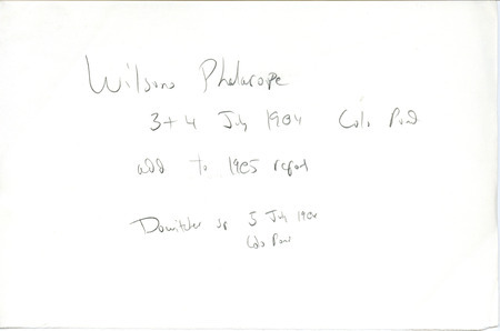 Field notes were contributed by Joel McMillan. This item was used as supporting documentation for the Iowa Ornithologists' Union Quarterly field report of summer 1985.