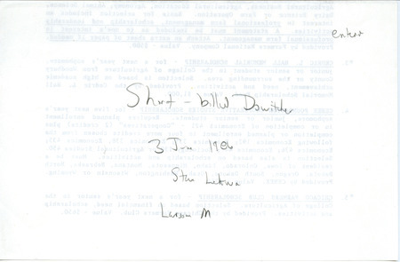 List of birds and locations contributed by Paul Martsching with observer Steve Lekwa. This item was used as supporting documentation for the Iowa Ornithologists Union Quarterly field report of summer 1986.