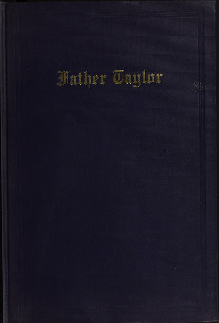 Father Taylor: a story of missionary beginnings