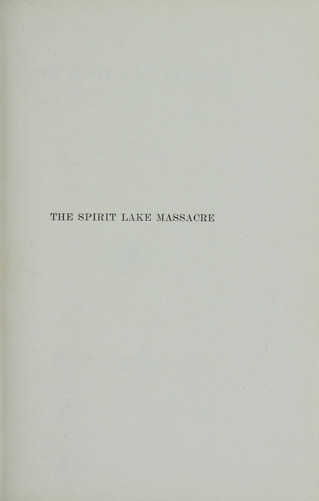 Spirit Lake Massacre