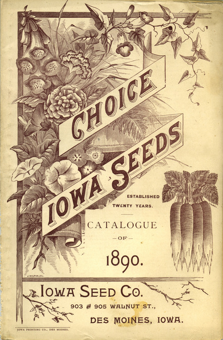Iowa Seed Company catalog, 1890