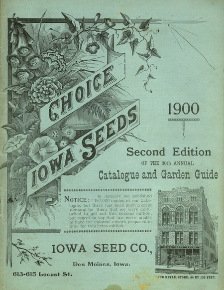 Iowa Seed Company catalog second edition, 1900