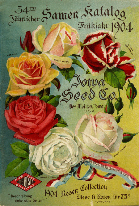 Iowa Seed Company catalog German, 1904