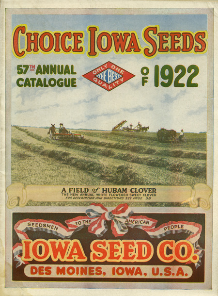 Iowa Seed Company catalog, 1922