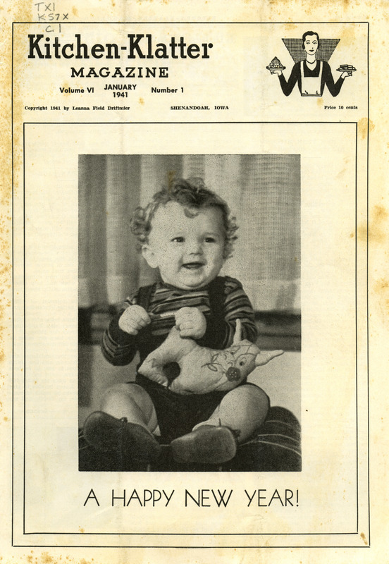 Kitchen-Klatter began as a half-hour radio show with Leanna Driftmier sharing household tips, recipes, and childrearing advice among other topics. The radio show aired from 1926 to 1986, making it the longest-running homemaker program in the history of radio. Kitchen-Klatter magazine was issued monthly from 1936 to 1986 and at one point had a circulation of 150,000.