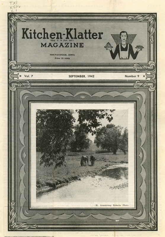 Kitchen-Klatter began as a half-hour radio show with Leanna Driftmier sharing household tips, recipes, and childrearing advice among other topics. The radio show aired from 1926 to 1986, making it the longest-running homemaker program in the history of radio. Kitchen-Klatter magazine was issued monthly from 1936 to 1986 and at one point had a circulation of 150,000.