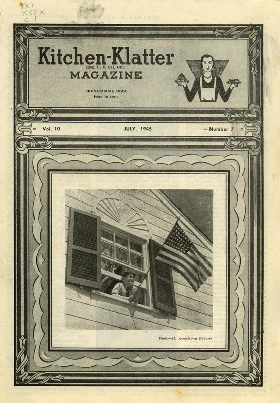 Kitchen-Klatter began as a half-hour radio show with Leanna Driftmier sharing household tips, recipes, and childrearing advice among other topics. The radio show aired from 1926 to 1986, making it the longest-running homemaker program in the history of radio. Kitchen-Klatter magazine was issued monthly from 1936 to 1986 and at one point had a circulation of 150,000.