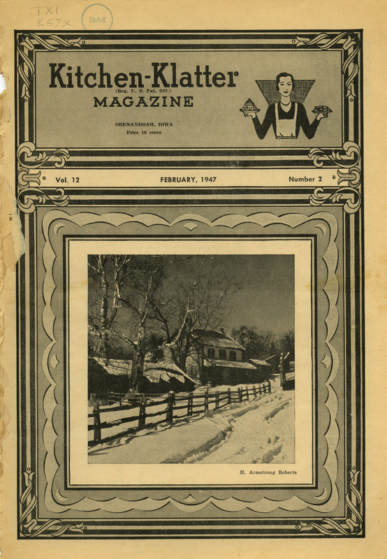 Kitchen-Klatter began as a half-hour radio show with Leanna Driftmier sharing household tips, recipes, and childrearing advice among other topics. The radio show aired from 1926 to 1986, making it the longest-running homemaker program in the history of radio. Kitchen-Klatter magazine was issued monthly from 1936 to 1986 and at one point had a circulation of 150,000.