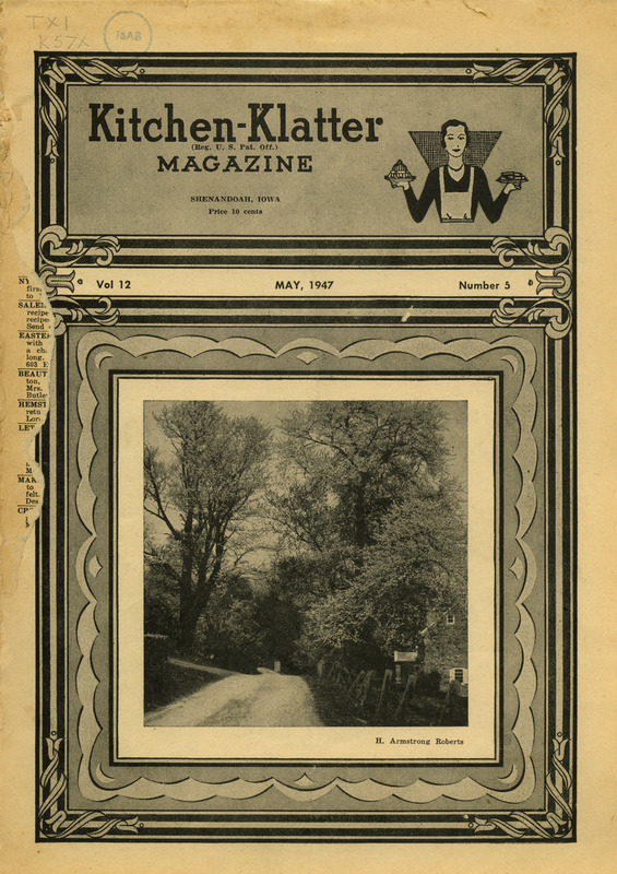 Kitchen-Klatter began as a half-hour radio show with Leanna Driftmier sharing household tips, recipes, and childrearing advice among other topics. The radio show aired from 1926 to 1986, making it the longest-running homemaker program in the history of radio. Kitchen-Klatter magazine was issued monthly from 1936 to 1986 and at one point had a circulation of 150,000.