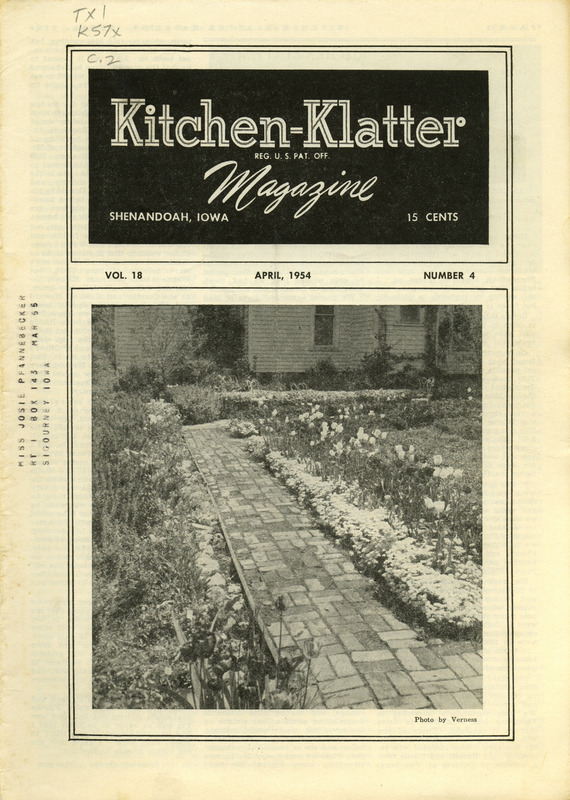 Kitchen-Klatter began as a half-hour radio show with Leanna Driftmier sharing household tips, recipes, and childrearing advice among other topics. The radio show aired from 1926 to 1986, making it the longest-running homemaker program in the history of radio. Kitchen-Klatter magazine was issued monthly from 1936 to 1986 and at one point had a circulation of 150,000.