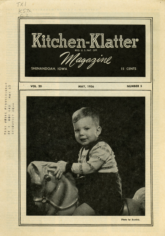 Kitchen-Klatter began as a half-hour radio show with Leanna Driftmier sharing household tips, recipes, and childrearing advice among other topics. The radio show aired from 1926 to 1986, making it the longest-running homemaker program in the history of radio. Kitchen-Klatter magazine was issued monthly from 1936 to 1986 and at one point had a circulation of 150,000.