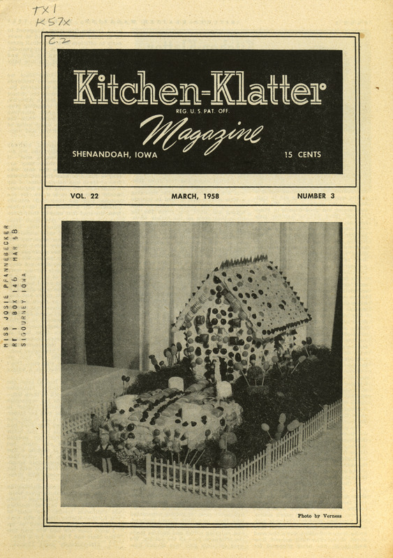 Kitchen-Klatter began as a half-hour radio show with Leanna Driftmier sharing household tips, recipes, and childrearing advice among other topics. The radio show aired from 1926 to 1986, making it the longest-running homemaker program in the history of radio. Kitchen-Klatter magazine was issued monthly from 1936 to 1986 and at one point had a circulation of 150,000.