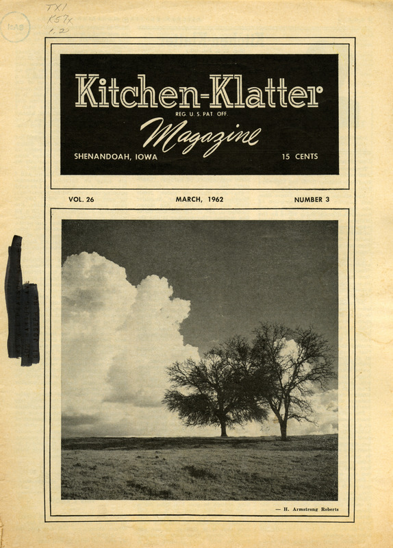 Kitchen-Klatter began as a half-hour radio show with Leanna Driftmier sharing household tips, recipes, and childrearing advice among other topics. The radio show aired from 1926 to 1986, making it the longest-running homemaker program in the history of radio. Kitchen-Klatter magazine was issued monthly from 1936 to 1986 and at one point had a circulation of 150,000.
