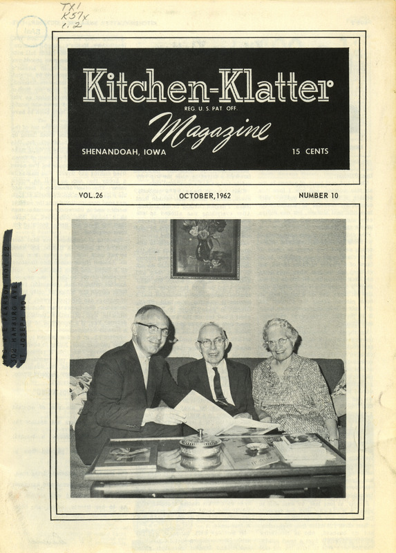 Kitchen-Klatter began as a half-hour radio show with Leanna Driftmier sharing household tips, recipes, and childrearing advice among other topics. The radio show aired from 1926 to 1986, making it the longest-running homemaker program in the history of radio. Kitchen-Klatter magazine was issued monthly from 1936 to 1986 and at one point had a circulation of 150,000.