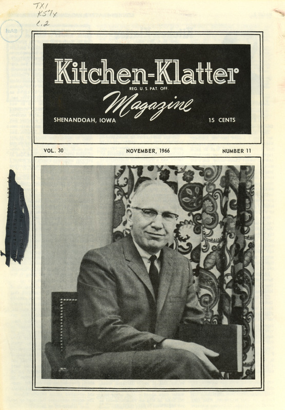 Kitchen-Klatter began as a half-hour radio show with Leanna Driftmier sharing household tips, recipes, and childrearing advice among other topics. The radio show aired from 1926 to 1986, making it the longest-running homemaker program in the history of radio. Kitchen-Klatter magazine was issued monthly from 1936 to 1986 and at one point had a circulation of 150,000.