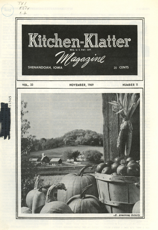 Kitchen-Klatter began as a half-hour radio show with Leanna Driftmier sharing household tips, recipes, and childrearing advice among other topics. The radio show aired from 1926 to 1986, making it the longest-running homemaker program in the history of radio. Kitchen-Klatter magazine was issued monthly from 1936 to 1986 and at one point had a circulation of 150,000.