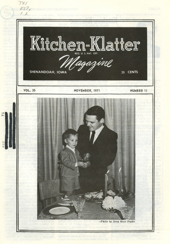 Kitchen-Klatter began as a half-hour radio show with Leanna Driftmier sharing household tips, recipes, and childrearing advice among other topics. The radio show aired from 1926 to 1986, making it the longest-running homemaker program in the history of radio. Kitchen-Klatter magazine was issued monthly from 1936 to 1986 and at one point had a circulation of 150,000.