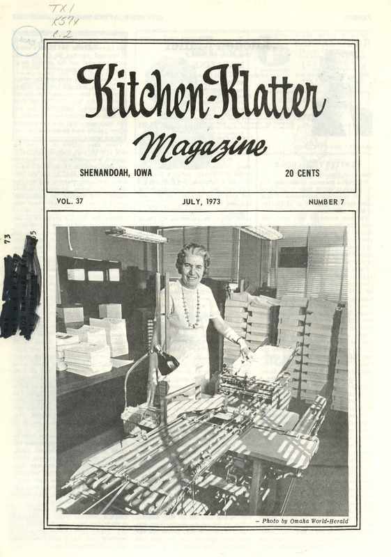 Kitchen-Klatter began as a half-hour radio show with Leanna Driftmier sharing household tips, recipes, and childrearing advice among other topics. The radio show aired from 1926 to 1986, making it the longest-running homemaker program in the history of radio. Kitchen-Klatter magazine was issued monthly from 1936 to 1986 and at one point had a circulation of 150,000.