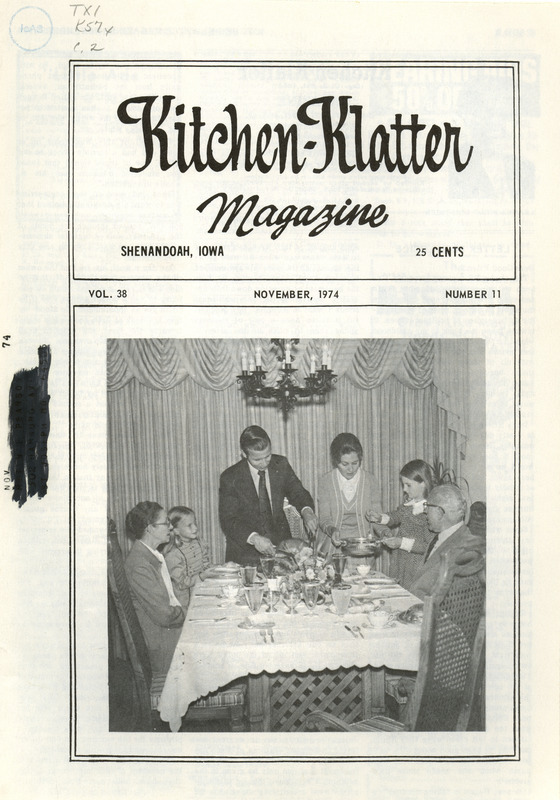 Kitchen-Klatter began as a half-hour radio show with Leanna Driftmier sharing household tips, recipes, and childrearing advice among other topics. The radio show aired from 1926 to 1986, making it the longest-running homemaker program in the history of radio. Kitchen-Klatter magazine was issued monthly from 1936 to 1986 and at one point had a circulation of 150,000.