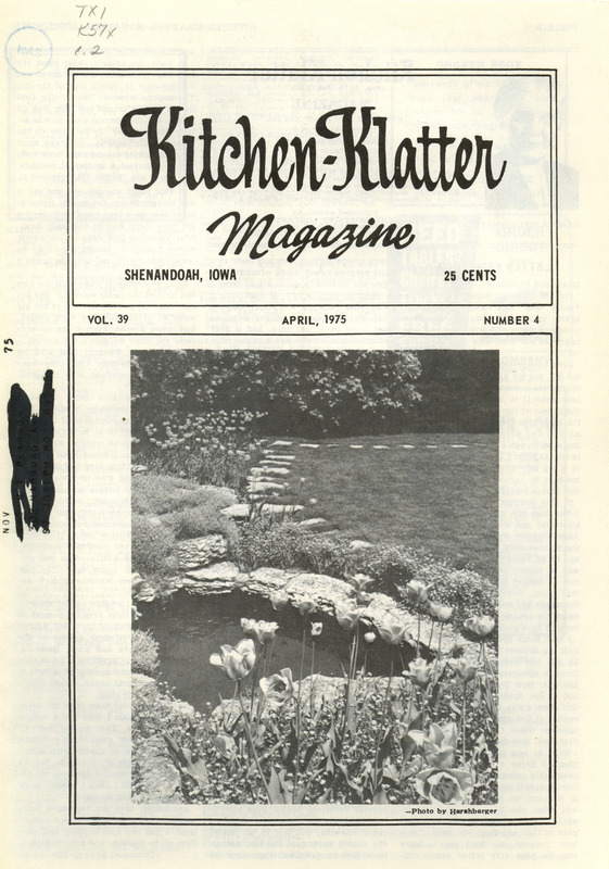 Kitchen-Klatter began as a half-hour radio show with Leanna Driftmier sharing household tips, recipes, and childrearing advice among other topics. The radio show aired from 1926 to 1986, making it the longest-running homemaker program in the history of radio. Kitchen-Klatter magazine was issued monthly from 1936 to 1986 and at one point had a circulation of 150,000.