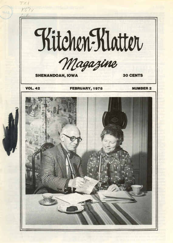 Kitchen-Klatter began as a half-hour radio show with Leanna Driftmier sharing household tips, recipes, and childrearing advice among other topics. The radio show aired from 1926 to 1986, making it the longest-running homemaker program in the history of radio. Kitchen-Klatter magazine was issued monthly from 1936 to 1986 and at one point had a circulation of 150,000.