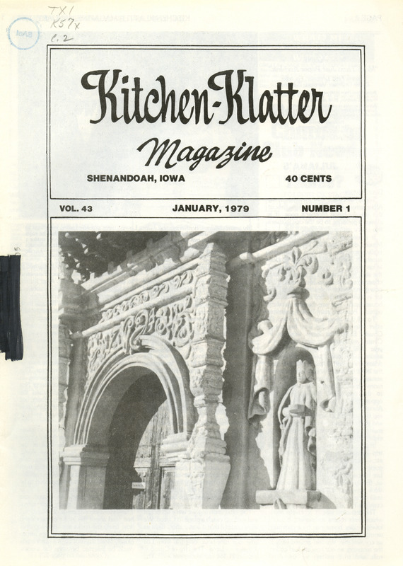 Kitchen-Klatter began as a half-hour radio show with Leanna Driftmier sharing household tips, recipes, and childrearing advice among other topics. The radio show aired from 1926 to 1986, making it the longest-running homemaker program in the history of radio. Kitchen-Klatter magazine was issued monthly from 1936 to 1986 and at one point had a circulation of 150,000.