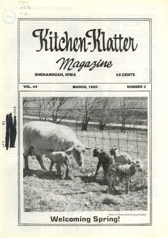 Kitchen-Klatter began as a half-hour radio show with Leanna Driftmier sharing household tips, recipes, and childrearing advice among other topics. The radio show aired from 1926 to 1986, making it the longest-running homemaker program in the history of radio. Kitchen-Klatter magazine was issued monthly from 1936 to 1986 and at one point had a circulation of 150,000.