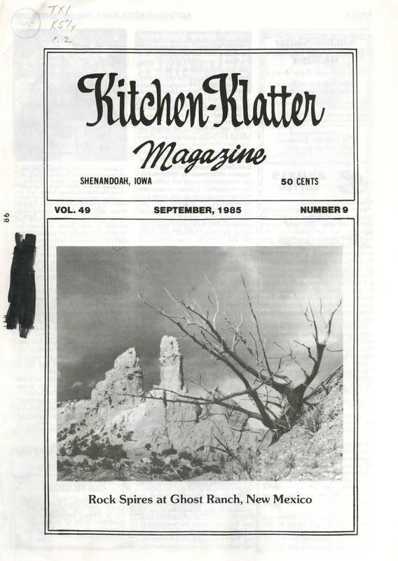 Kitchen-Klatter began as a half-hour radio show with Leanna Driftmier sharing household tips, recipes, and childrearing advice among other topics. The radio show aired from 1926 to 1986, making it the longest-running homemaker program in the history of radio. Kitchen-Klatter magazine was issued monthly from 1936 to 1986 and at one point had a circulation of 150,000.