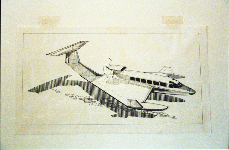 Aircraft conceptual drawing.