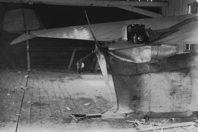 Storch V: demonstration flight, Berlin.