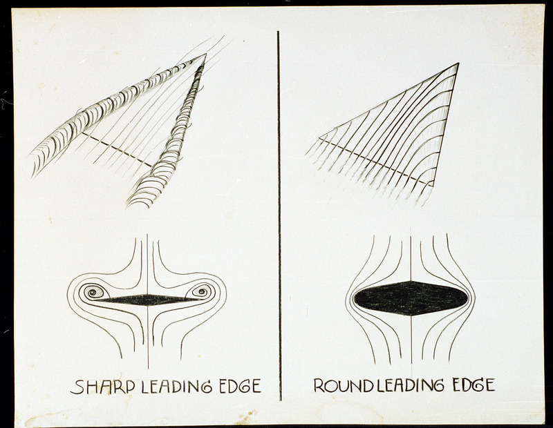 Illustration of wing types and wind relationships.