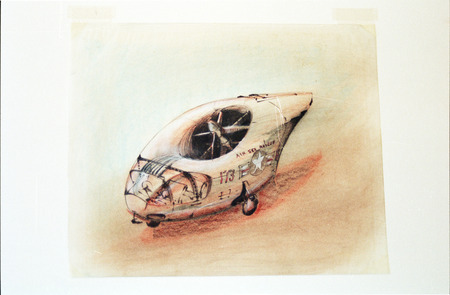 Rescue aircraft conceptual drawing.