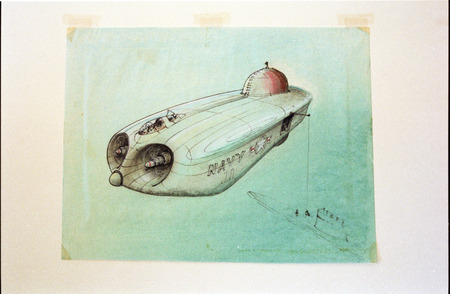 Submarine conceptual drawing.