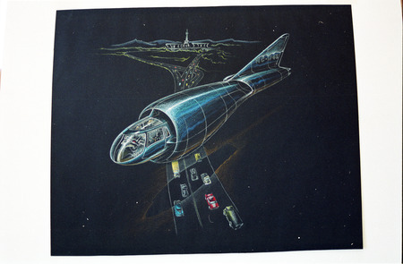 Transport aircraft conceptual drawing.