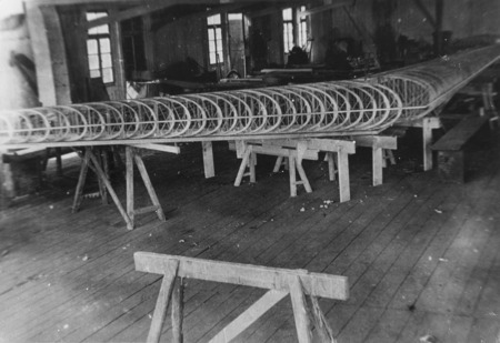 Motorgleiter "Hans Huckebein" Storch VII with canopy.