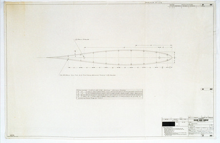 Assembly drawing of Plate-Tube Section Anchor, 2 Dimensional Wing.