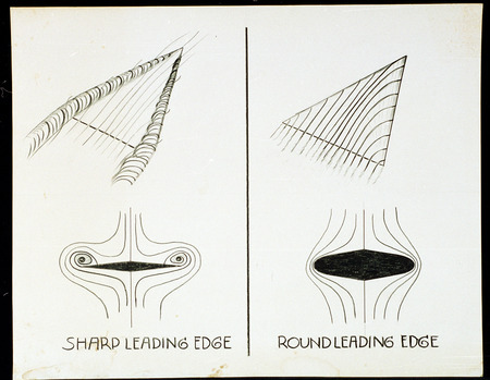 Illustration of wing types and wind relationships.