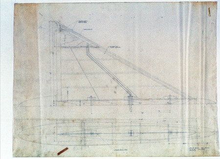 Technical drawing of the Delta Wing Test Model.