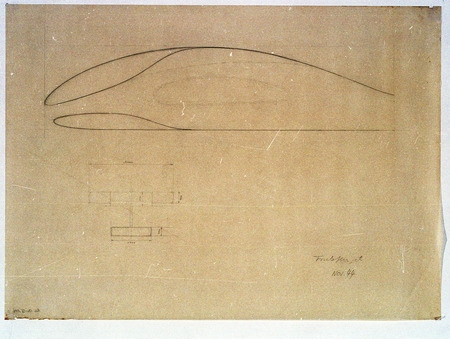 Draft technical drawing of Delta Wing.