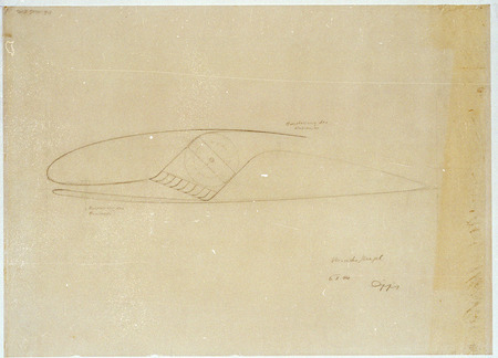 Draft technical drawing of Delta Wing.