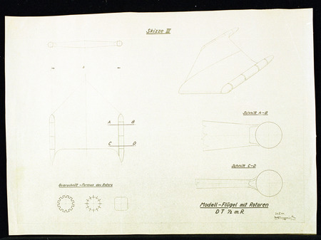 Draft technical drawing.