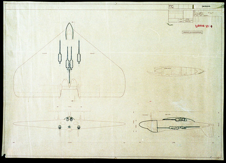 Draft technical drawing.