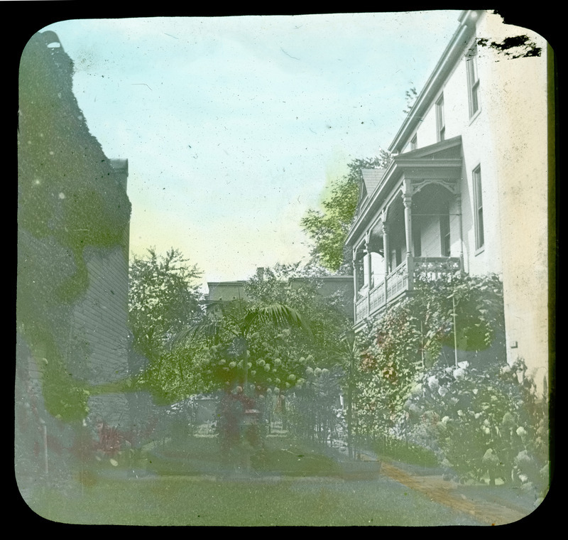 Backyard on Front Street, Harrisburg, Pennsylvania.