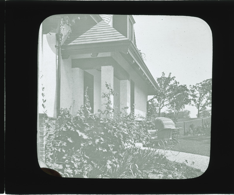 Herbaceous planting at the base of the lodge of J. Hobart Moore, after 1 year.