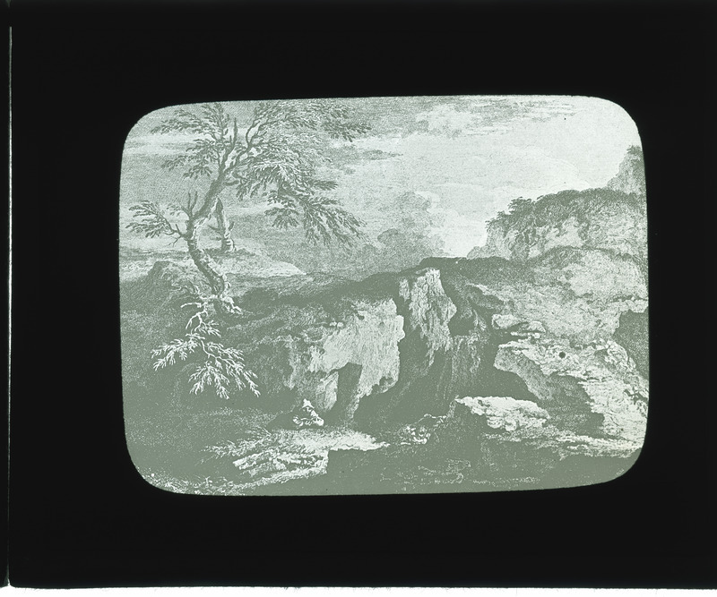 From painting by Salvator Rosa [landscape view].