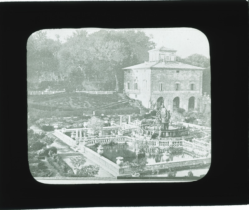 Gardens at Villa Lante, Bagnaia, Italy.