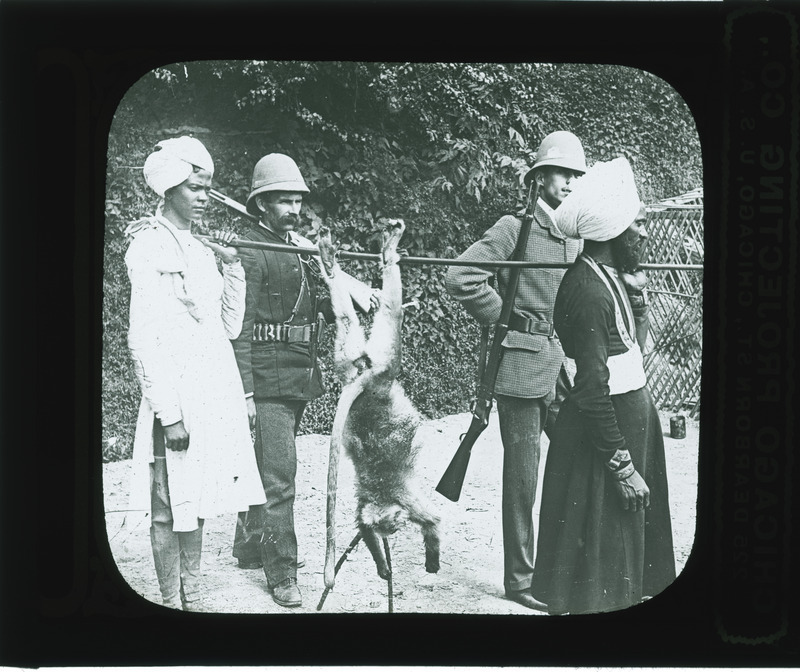 Monkey hunted down in India.