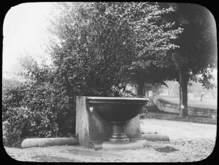 Drinking fountain [Neg. H. T. Bailey].