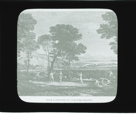 From painting by Claude Lorraine [landscape view].