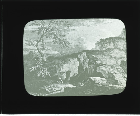 From painting by Salvator Rosa [landscape view].